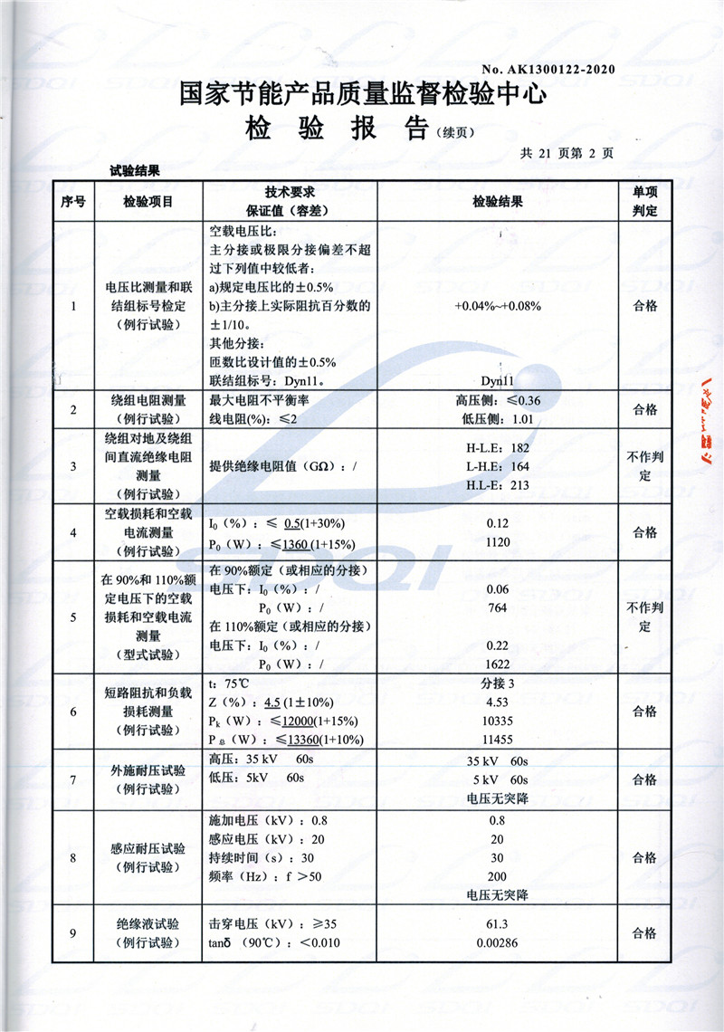 高低压试验报告-S11-1250昭化昭化昭化油浸式变压器-2.jpg